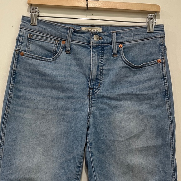 Madewell Mid Rise Stovepipe Jeans in Light-wash size 28 - Picture 3 of 12